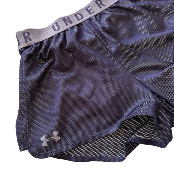 UNDER ARMOUR WOMEN'S HEATGEAR LOOSE FIT SHORTS SIZE SMALL PURPLE - Picture 8 of 9